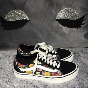 Floral old skool vans (sold out)